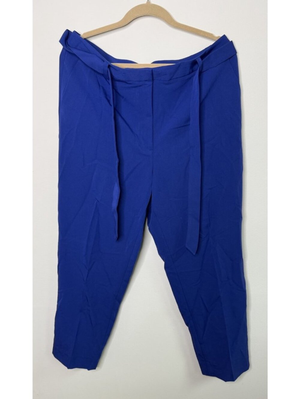 New Talbots Pants Belt Ankle Professional Career Blue
